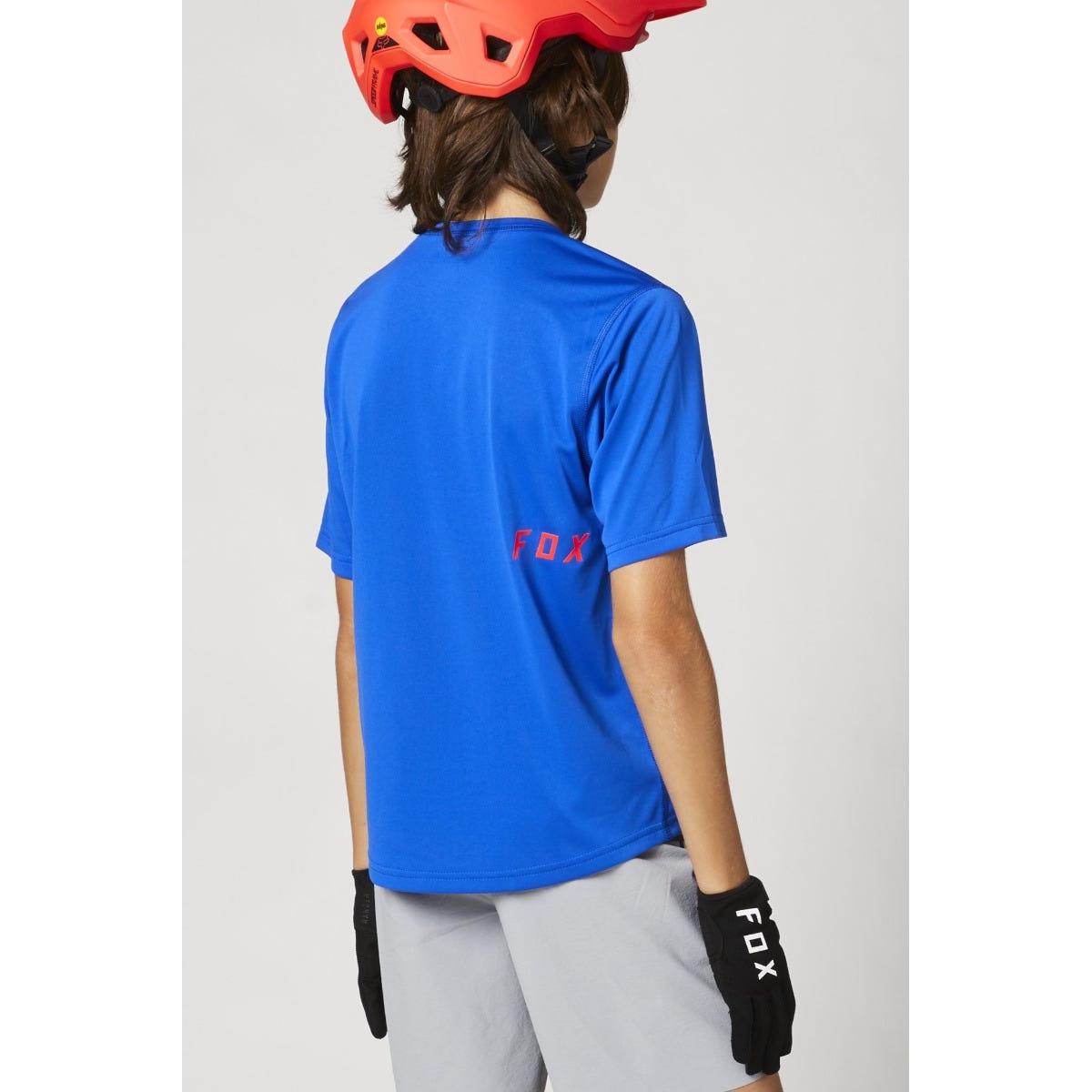 FOX Ranger Short Sleeve Youth Jersey Blue