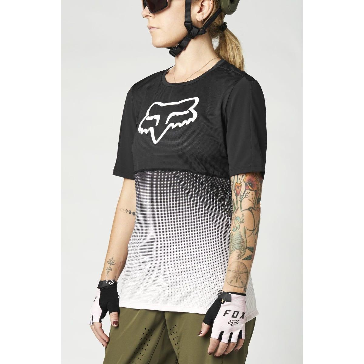 FOX Flexair Short Sleeve Women's Jersey Black/Pink