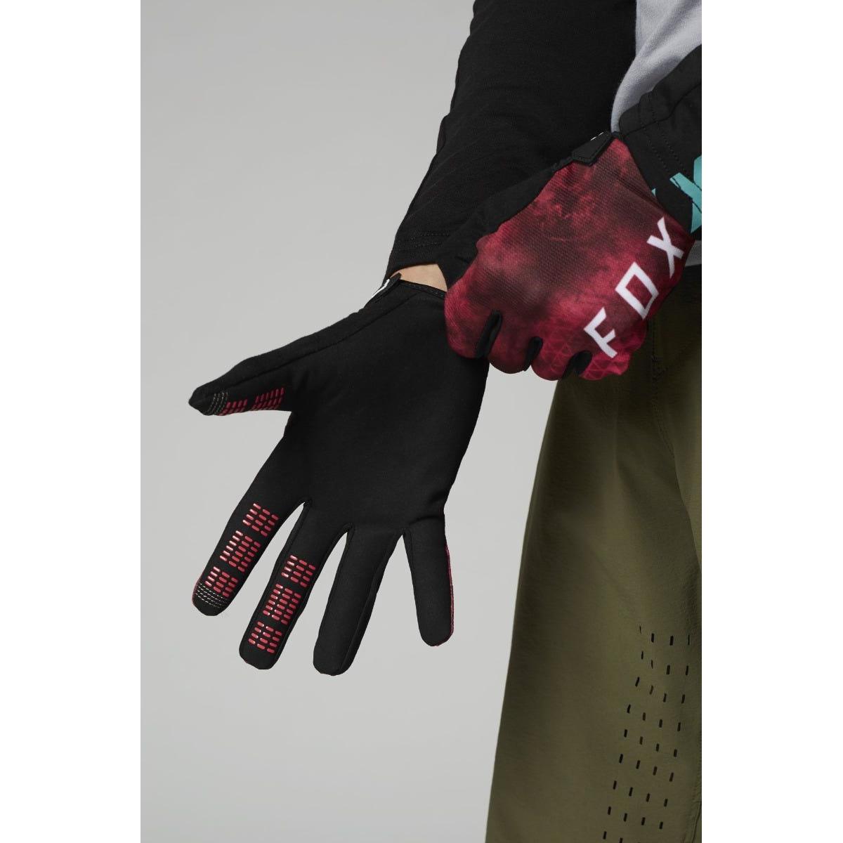 FOX Ranger Full Finger Youth Gloves Pink