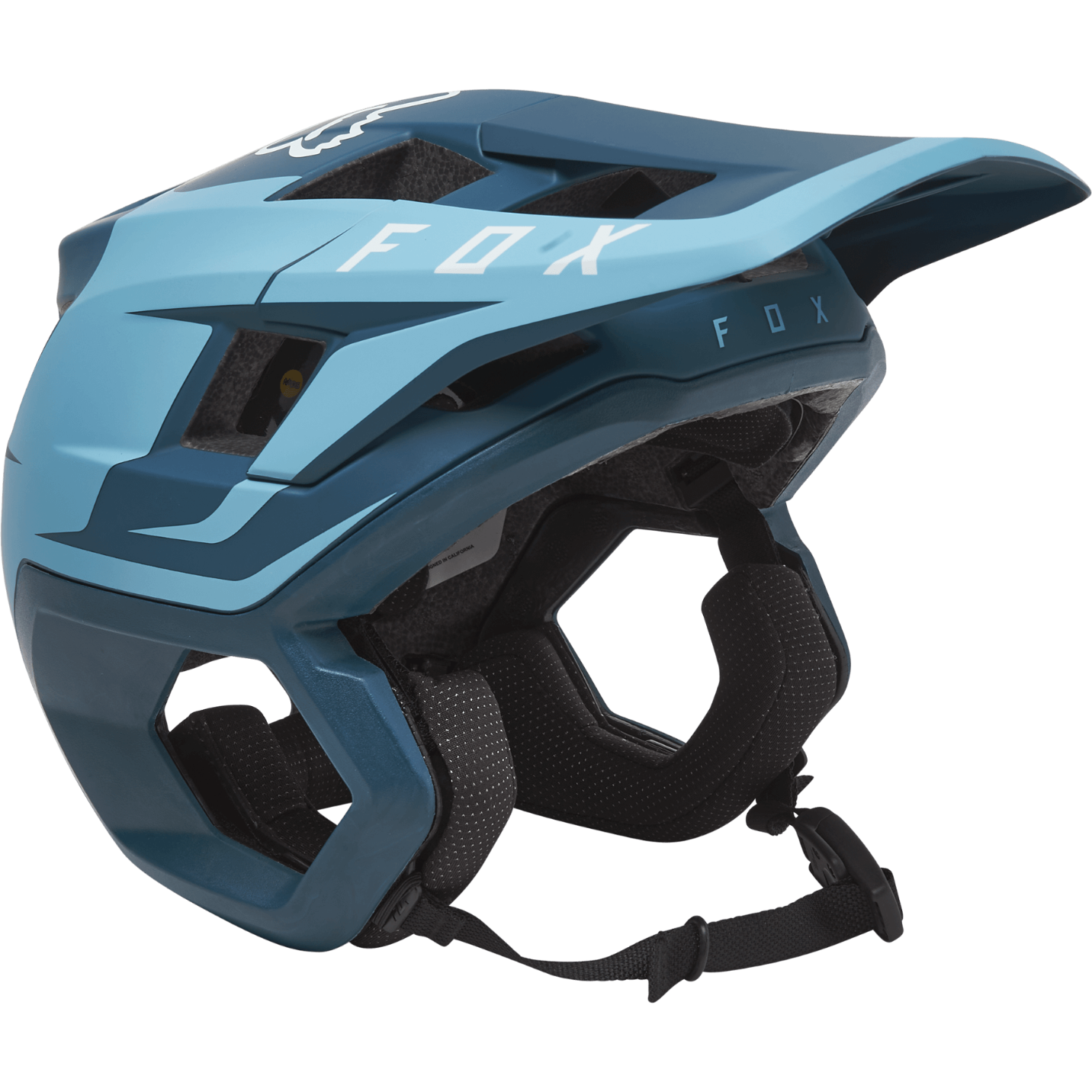 FOX Dropframe Pro MTB Helmet Sideswipe Slate Blue