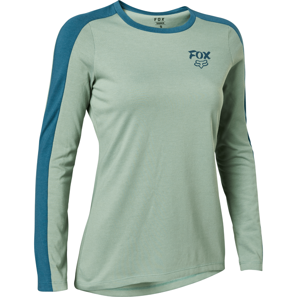 FOX Ranger Drirelease Womenâ€™s Mid Long Sleeve Jersey Sage 2021