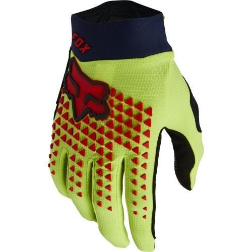 FOX Defend Men's Special Edition MTB Gloves Fluro Yellow