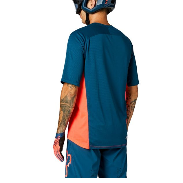 FOX Defend Short Sleeve Jersey Atomic Punch