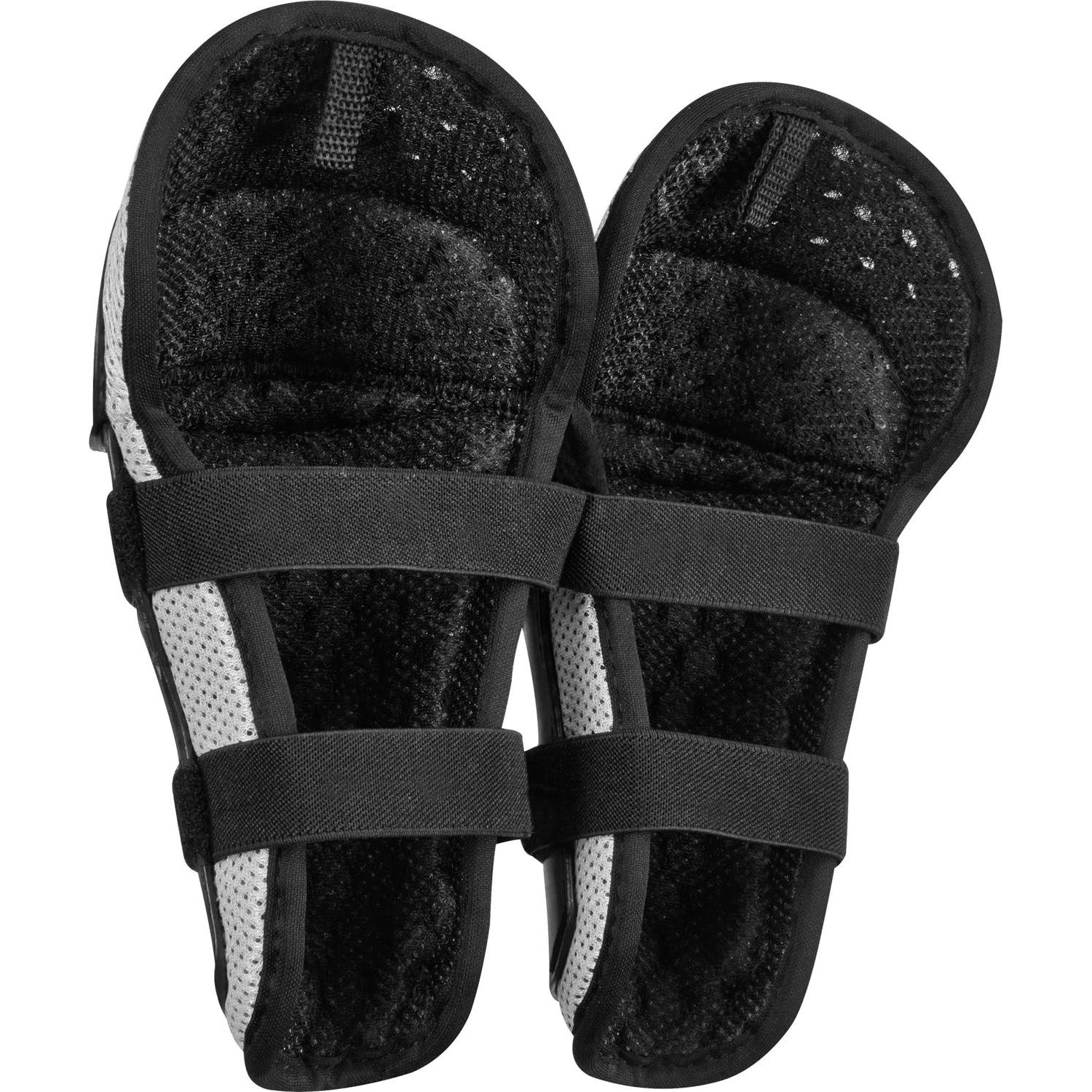 FOX PeeWee Titan Kids Knee/Shin Guards Black/Silver 2025