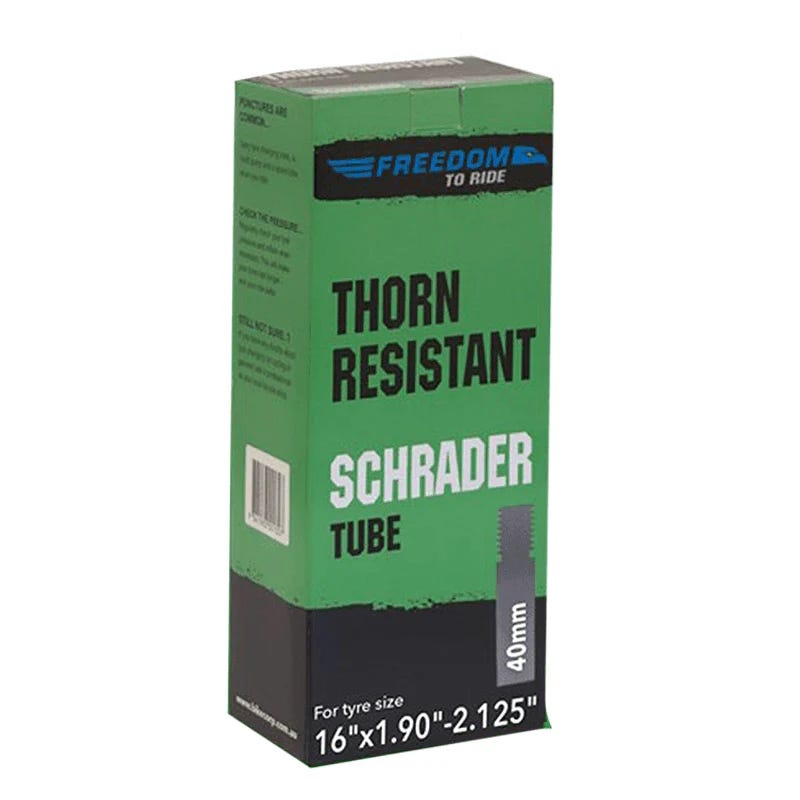 Freedom To Ride Schrader Valve Tube 16 x 1.9-2.125 40mm