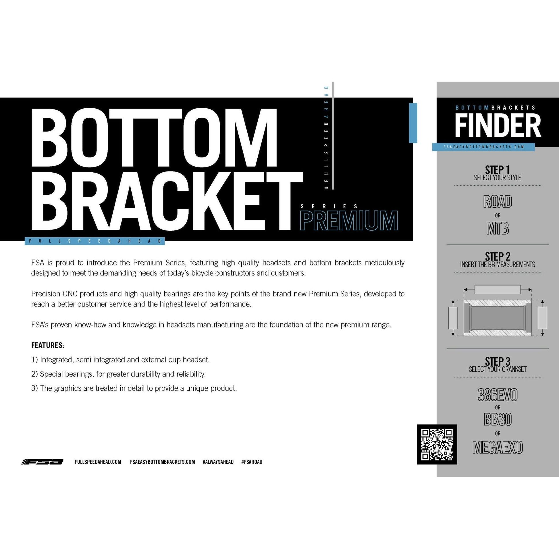 FSA EE096 Bottom Bracket Adapter Black