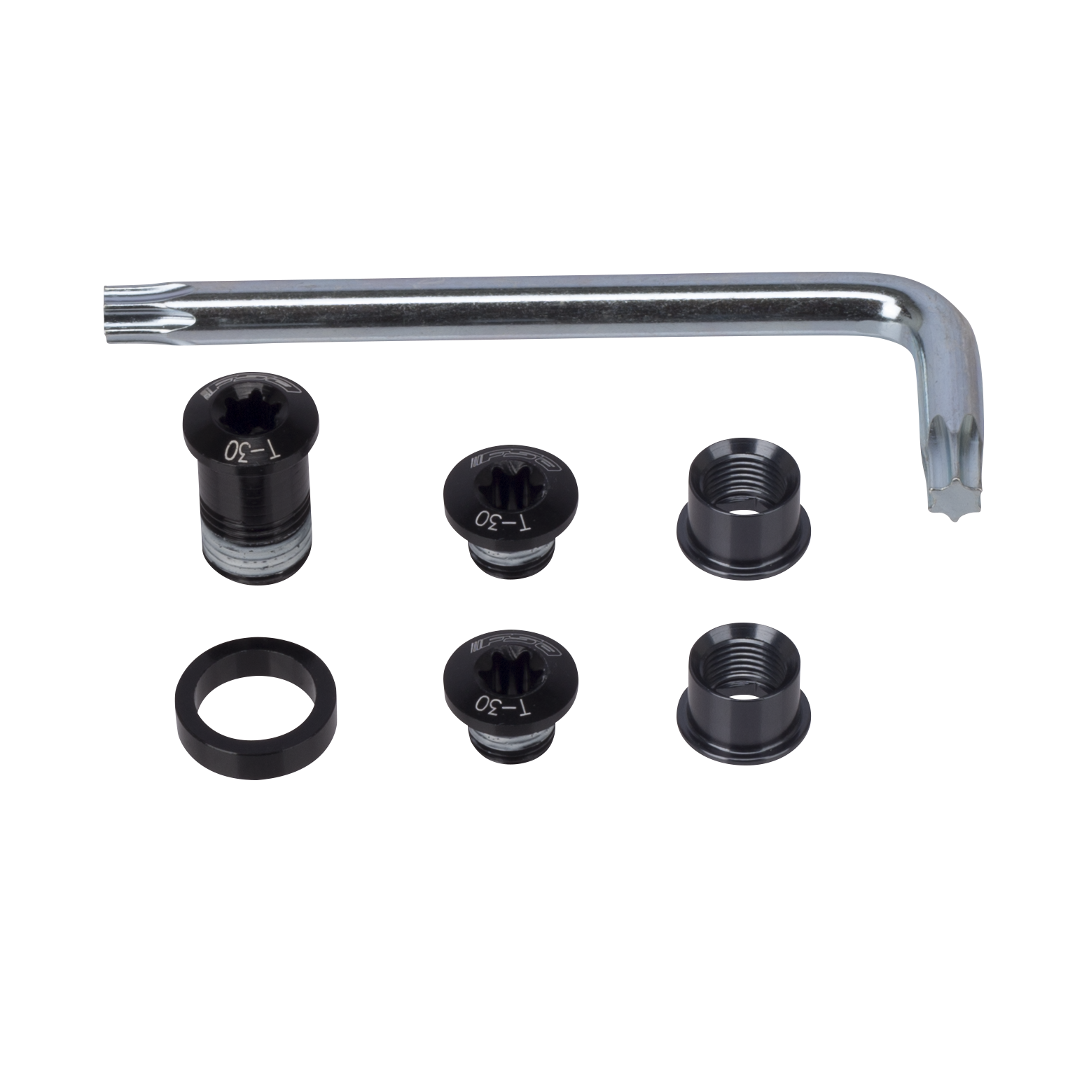 FSA CK-C9186 Chainring Bolt Kit with T30 Torx Wrench Black