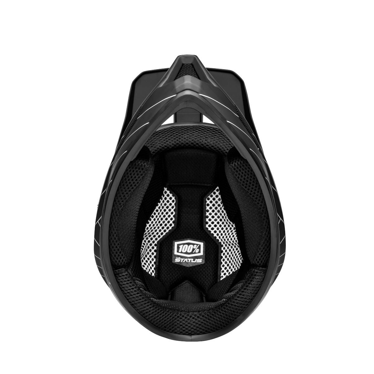 100% Status Fullface Helmet Black