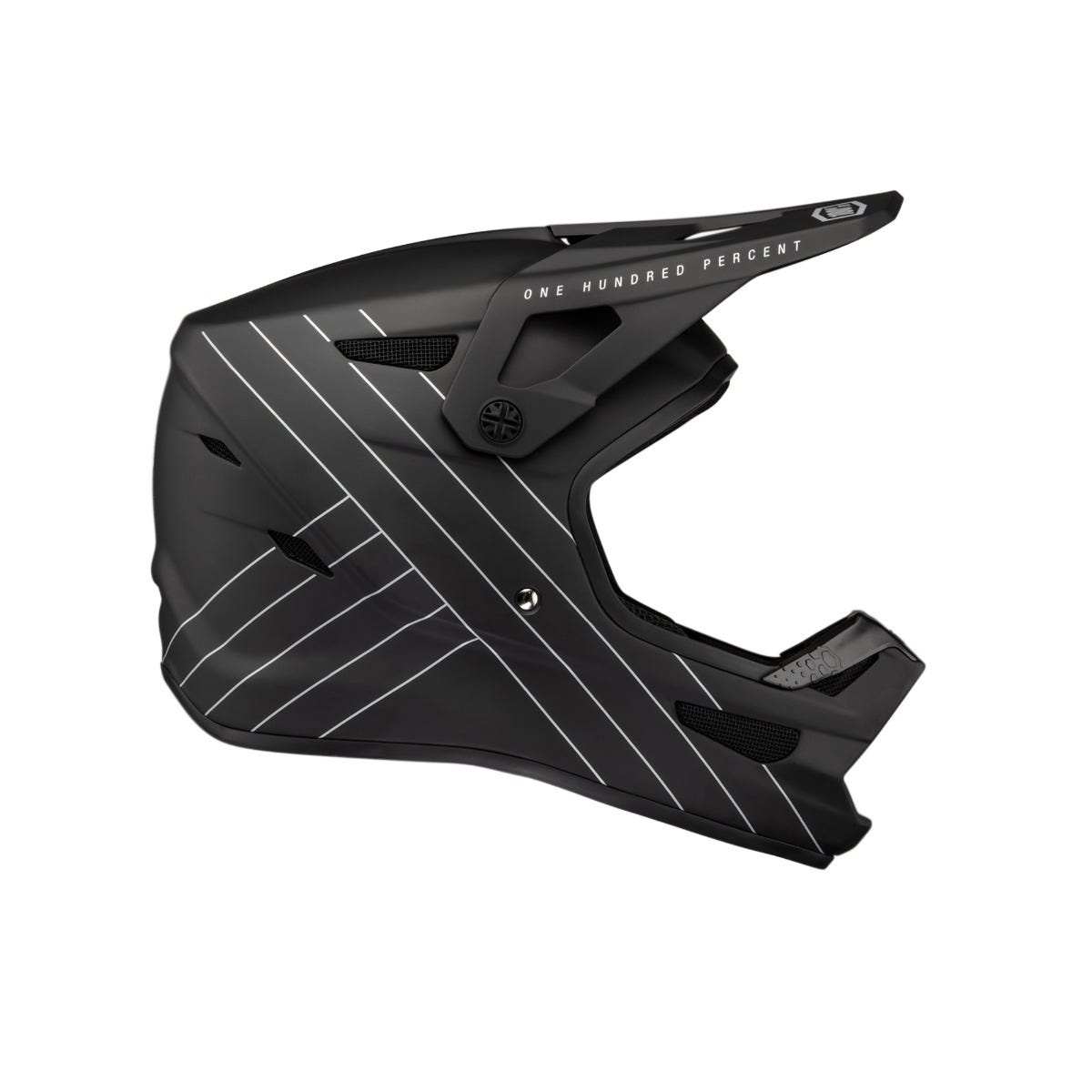 100% Status Fullface Helmet Black