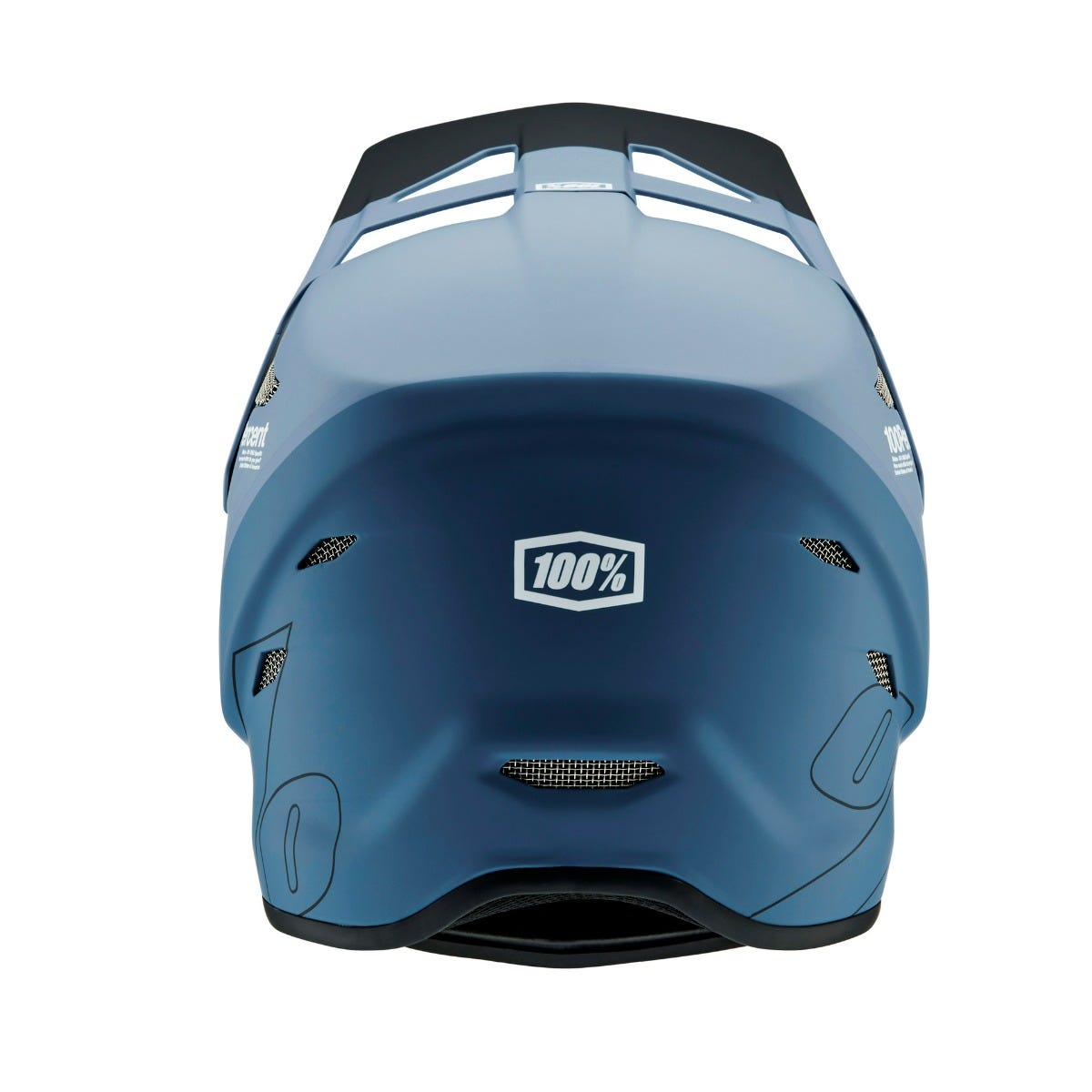 Fullface 100% STATUS Helmet Drop/Steel Blue