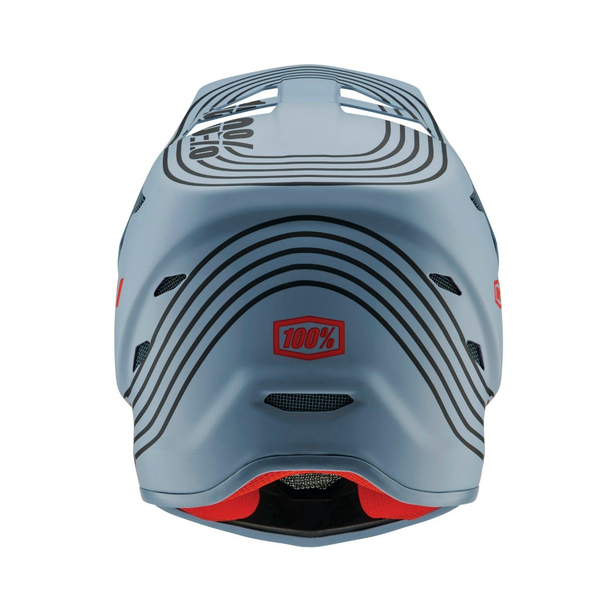 100% Status Youth Fullface Helmet Caltec/Grey