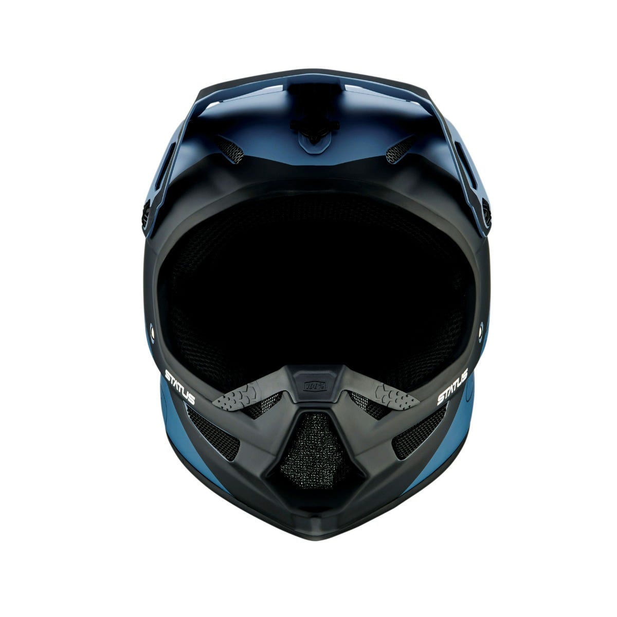 100% Status Youth Fullface Helmet Drop/Steel Blue