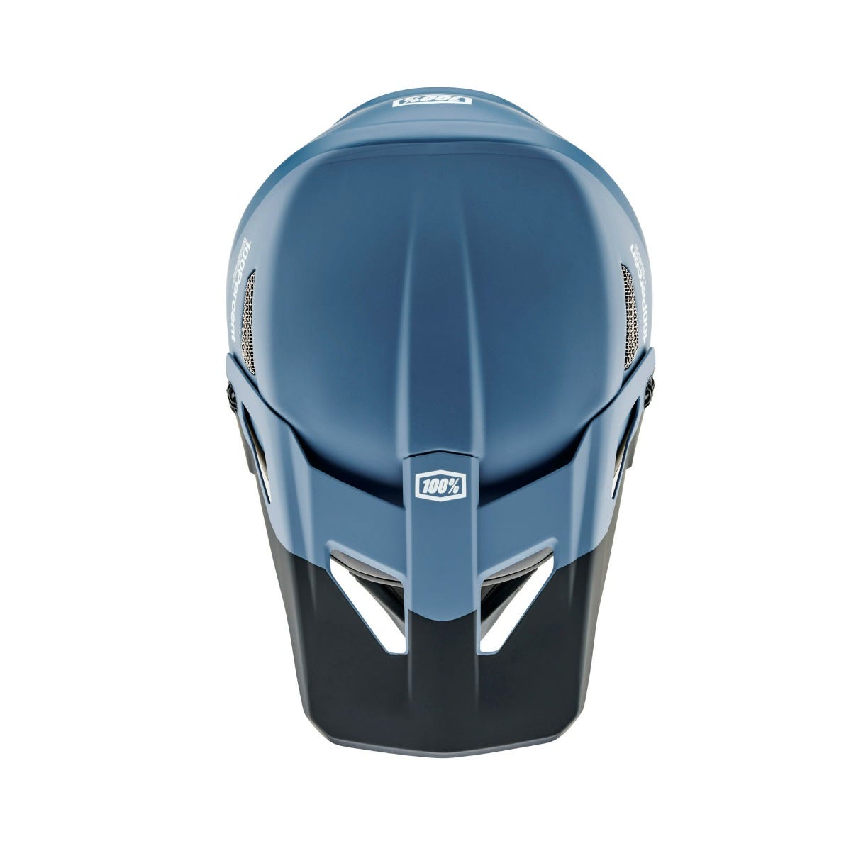 100% Status Youth Fullface Helmet Drop/Steel Blue