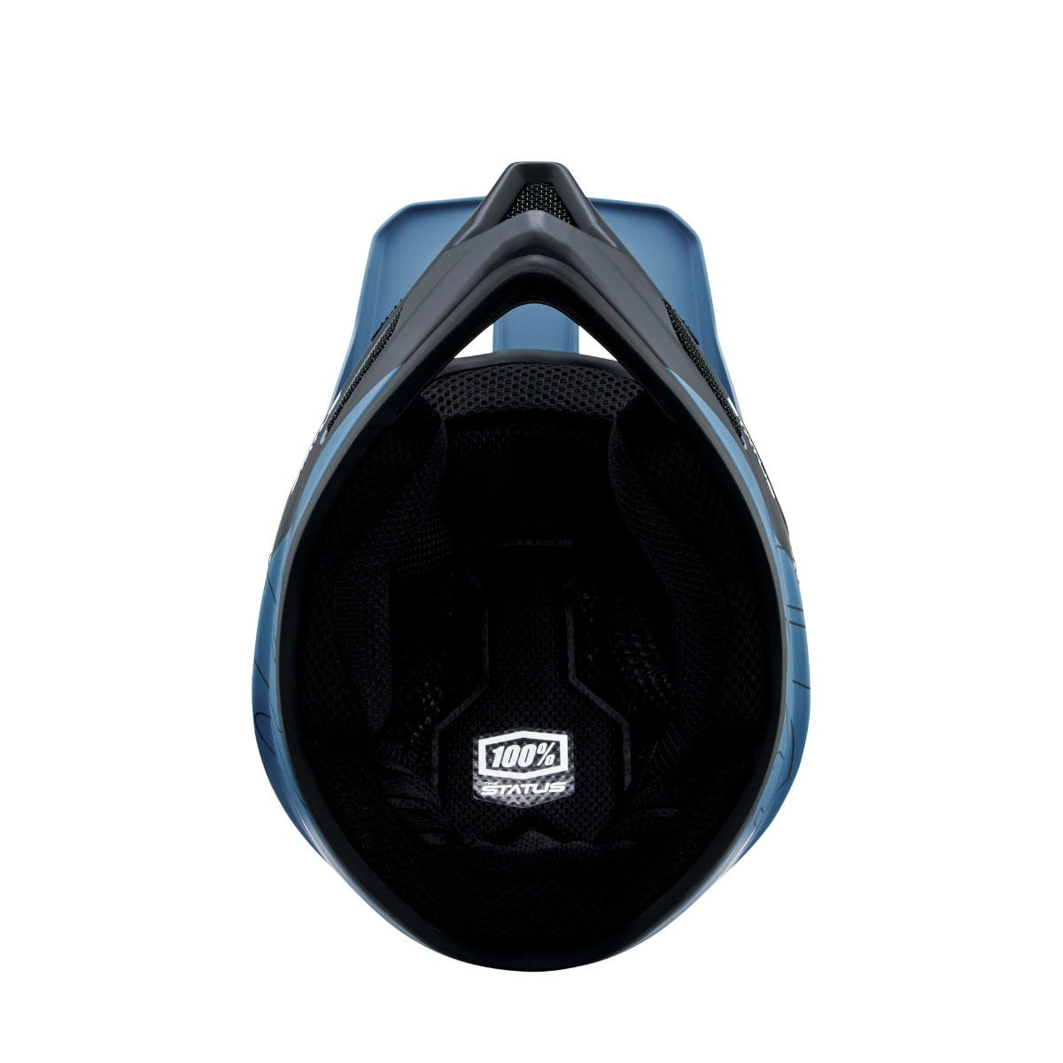 100% Status Youth Fullface Helmet Drop/Steel Blue