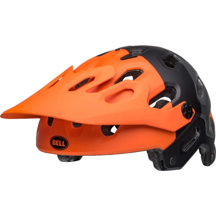 Bell Super 3R MIPS Full Face Helmet Matte Orange/Black – 99 Bikes