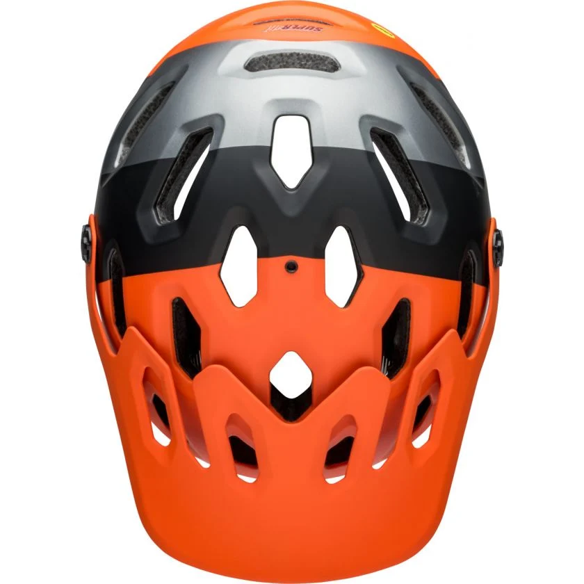 Bell Super 3R MIPS Full Face Helmet Matte Orange/Black