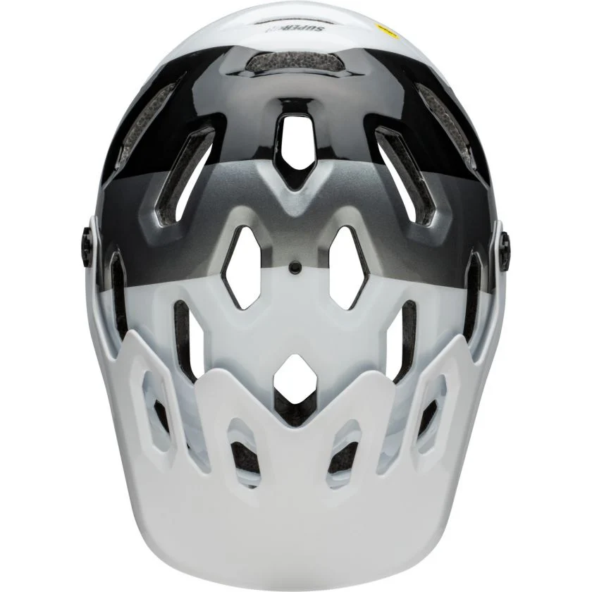 Bell Super 3R MIPS Full Face Helmet Gloss White/Black