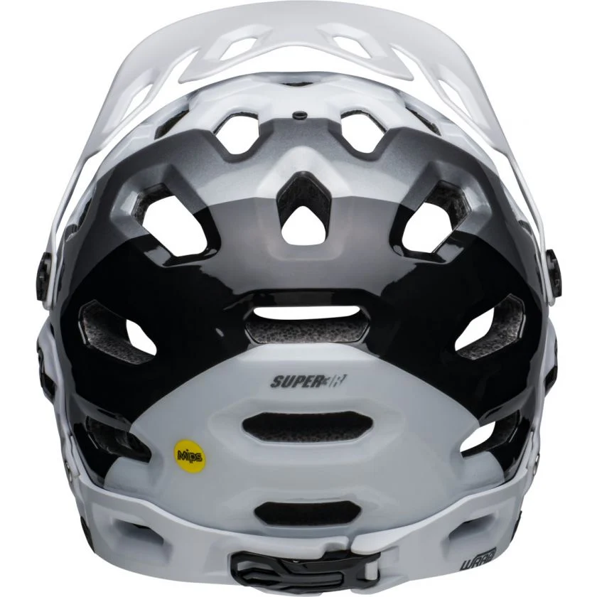 Bell Super 3R MIPS Full Face Helmet Gloss White/Black