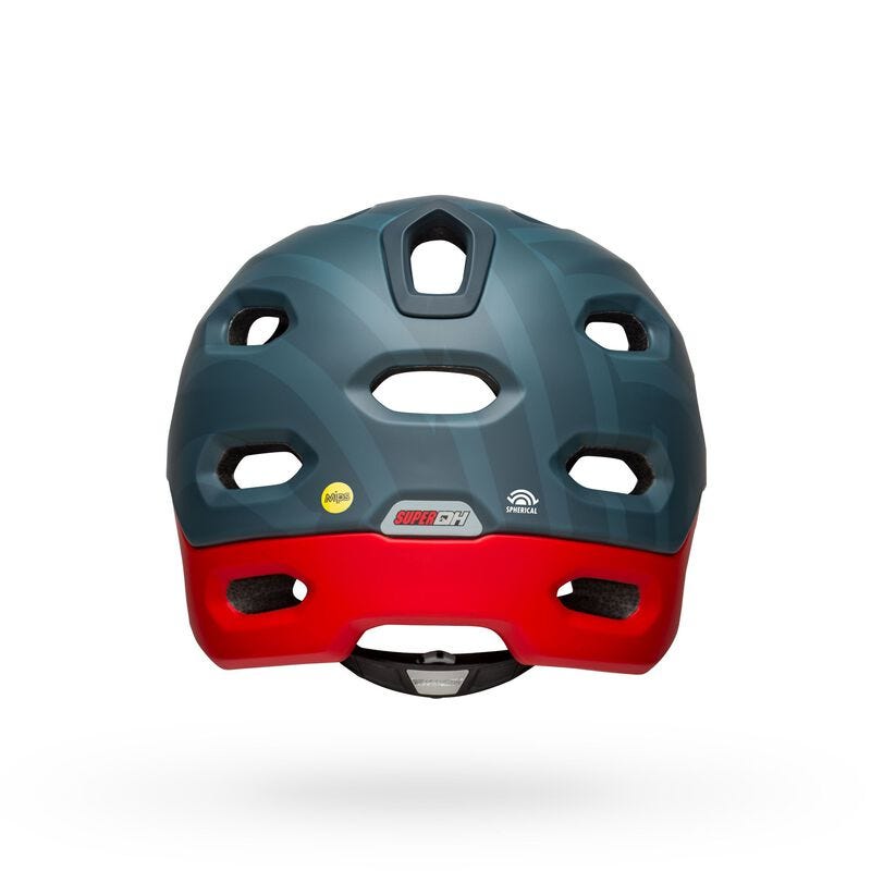 Bell Super DH Mips Fullface Helmet Matte Blue/Crimson