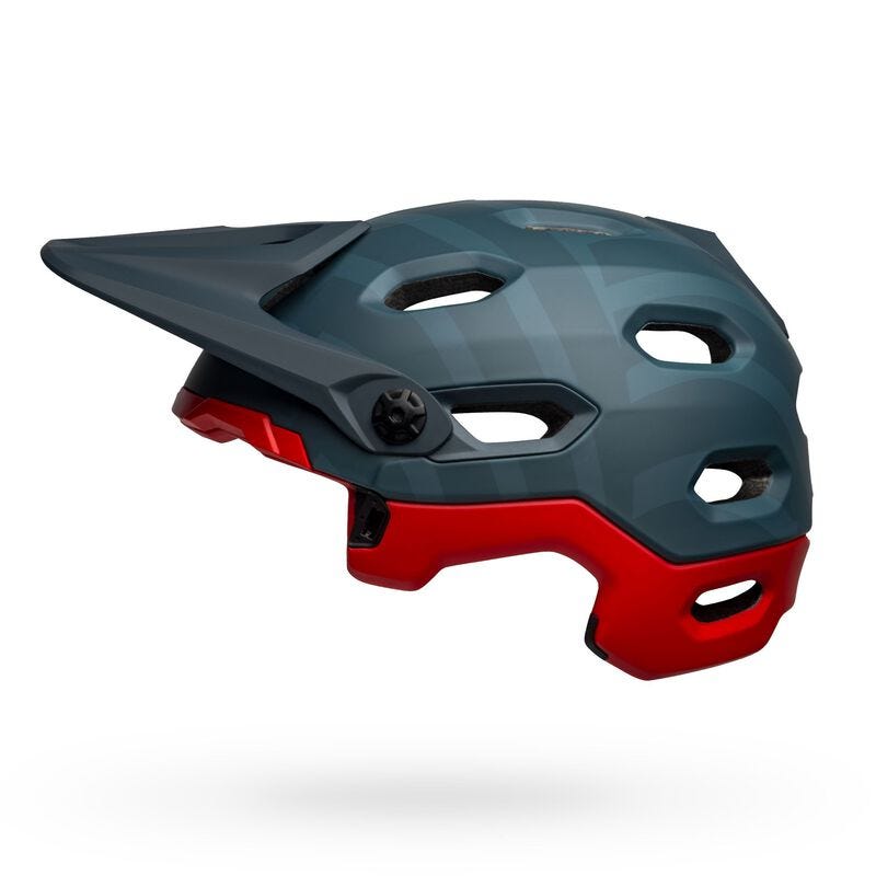 Bell Super DH Mips Fullface Helmet Matte Blue/Crimson