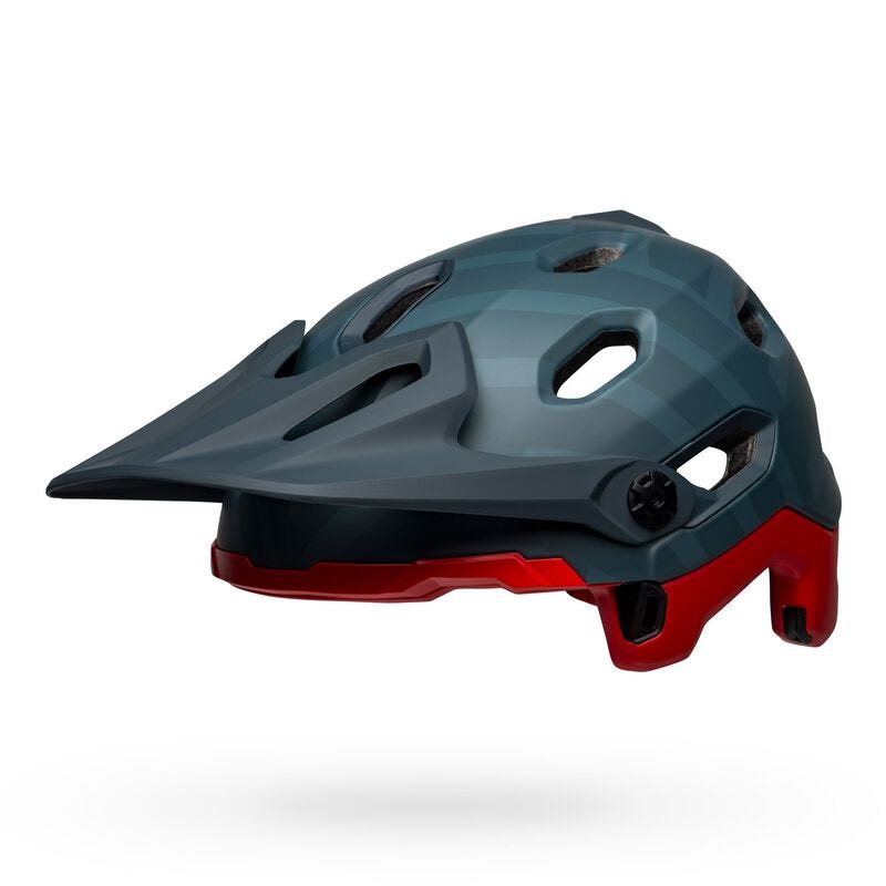 Bell Super DH Mips Fullface Helmet Matte Blue/Crimson