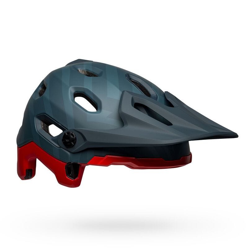 Bell Super DH Mips Fullface Helmet Matte Blue/Crimson