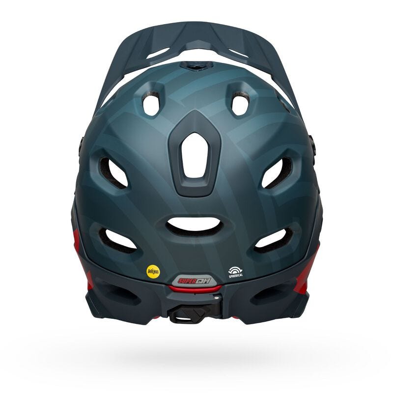 Bell Super DH Mips Fullface Helmet Matte Blue/Crimson