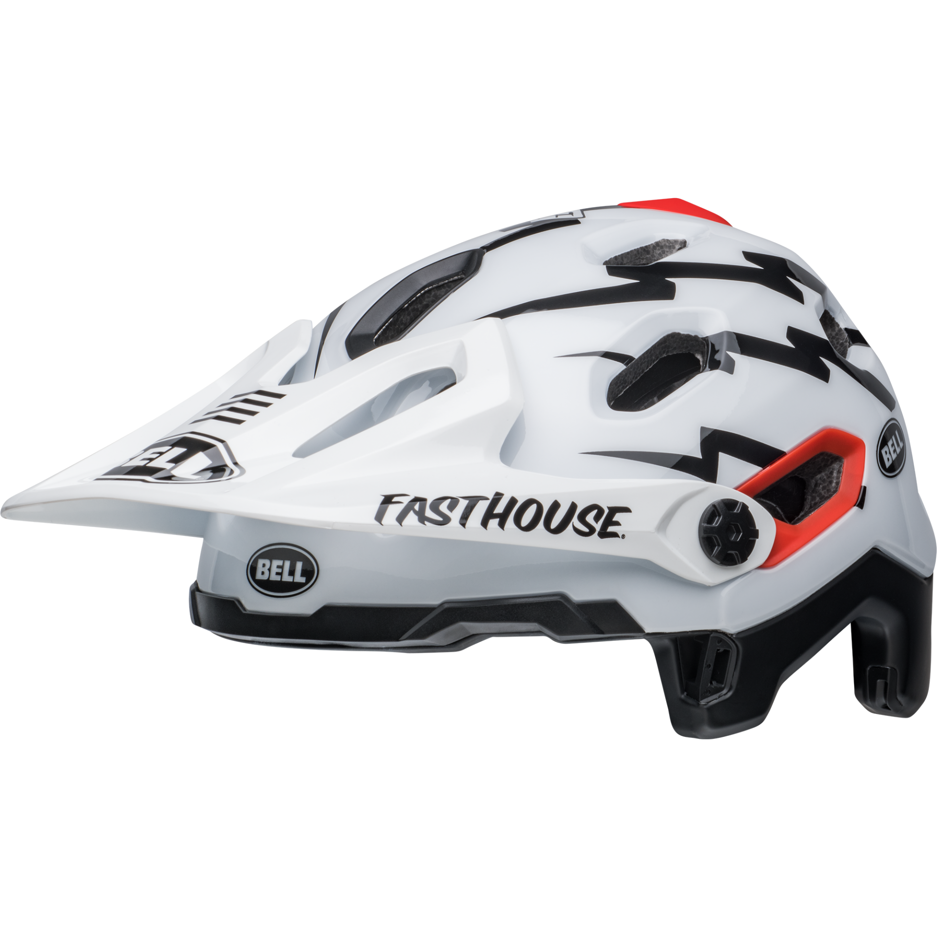 Bell Super DH Mips Fullface Helmet Fasthouse White/Black