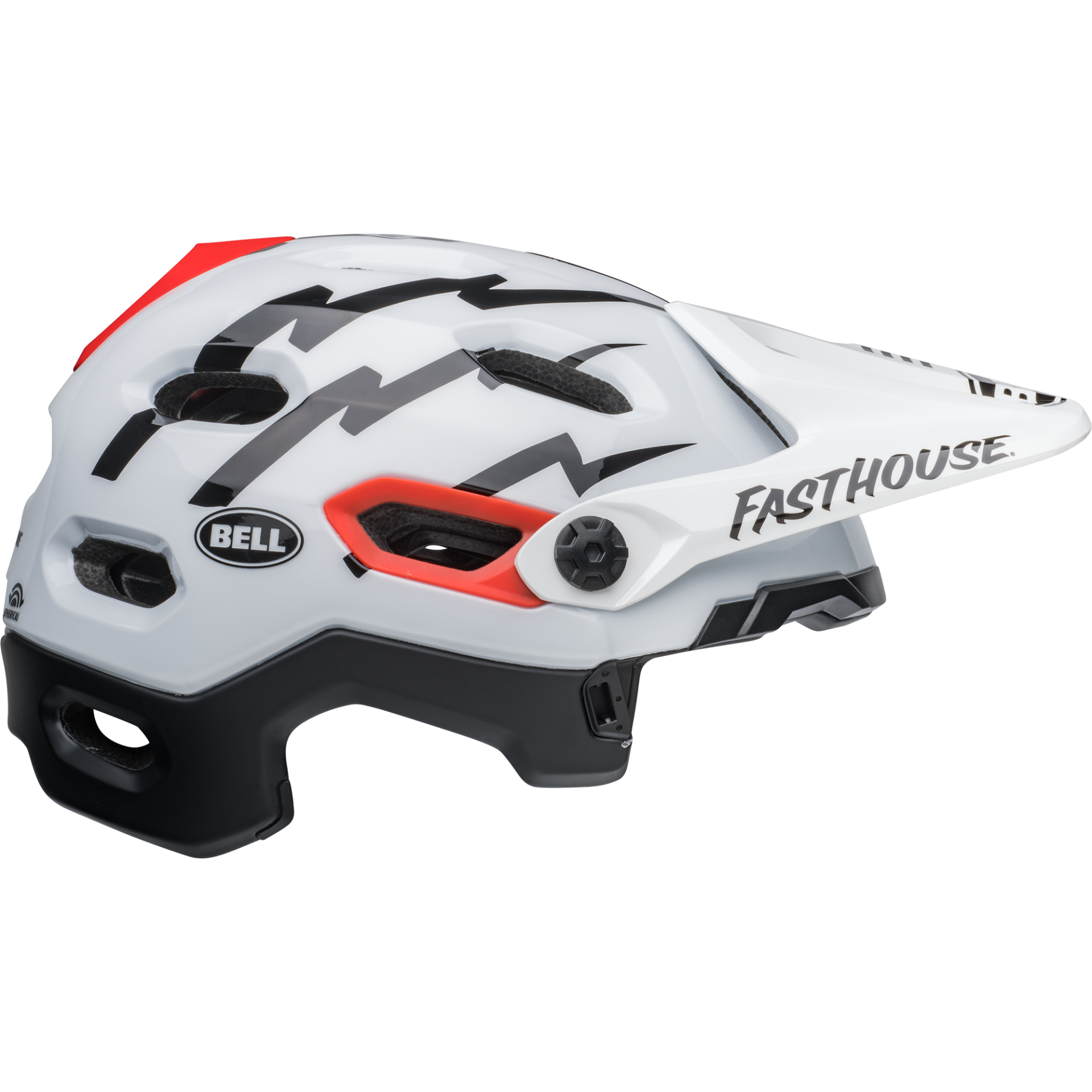 Bell Super DH Mips Fullface Helmet Fasthouse White/Black