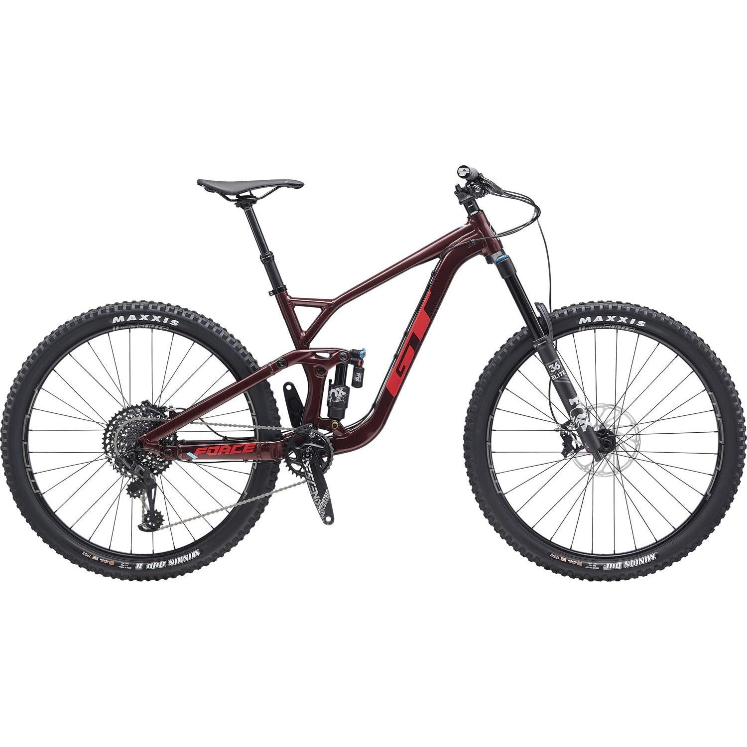 GT Force 29 Pro Mountain Bike Gloss Burgundy (2020)