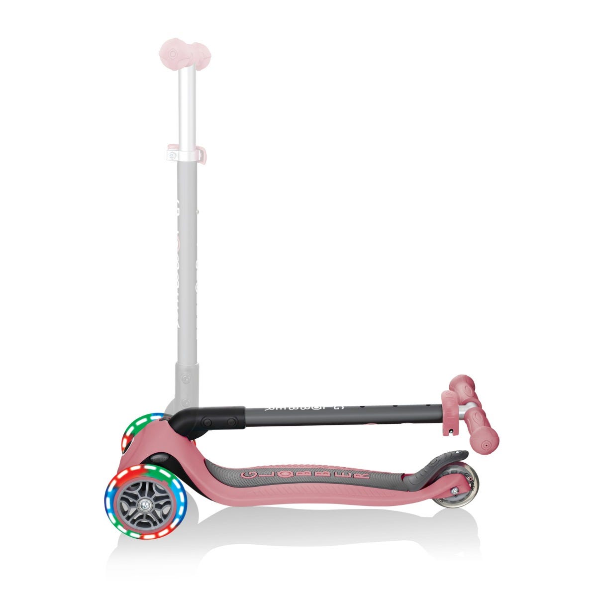 Globber Primo Folding 3-Wheel Kids Scooter Pastel Pink