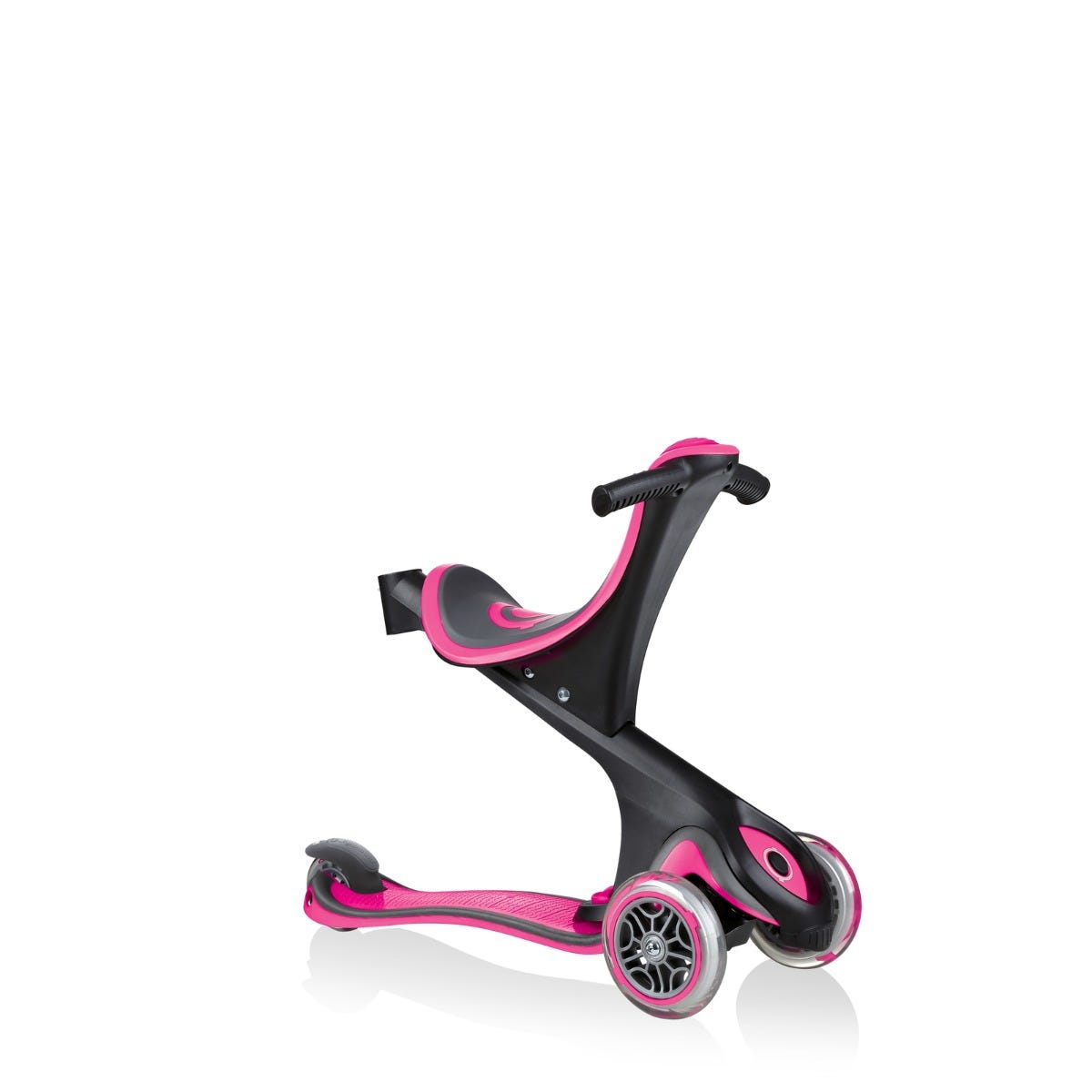 Globber Go Up Comfort 3 Wheel Kids Scooter Deep Pink