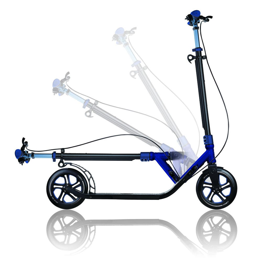 Globber One NL 230 Ultimate Scooter - Titanium/Slate Blue