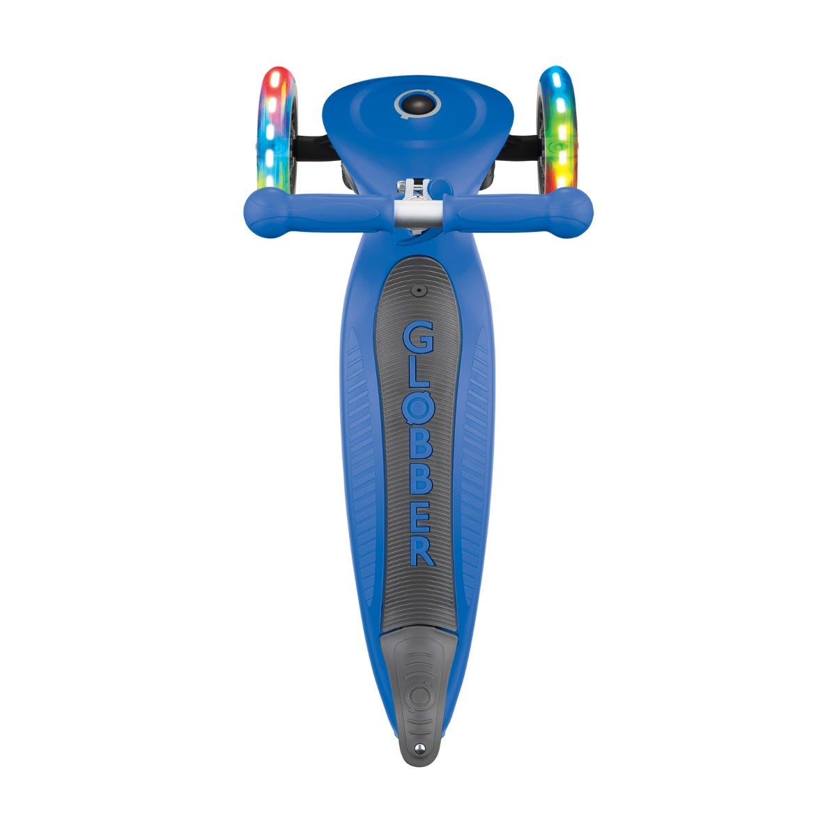 Globber Go Up Foldable Plus Lights 3-Wheel Kids Scooter Blue (Light Up Wheels)