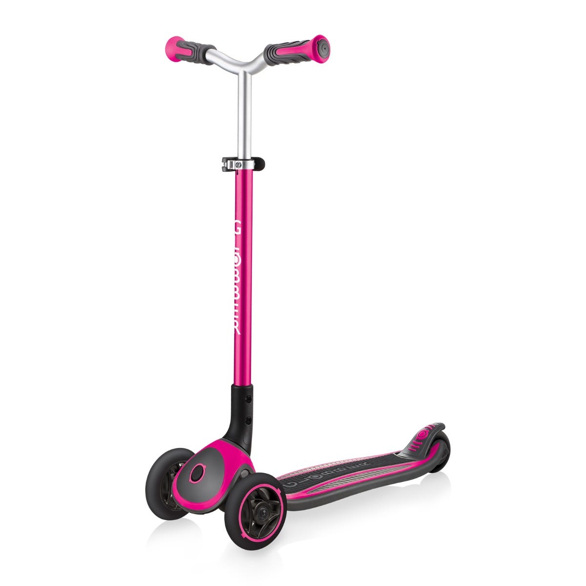 Globber Master Foldable 3 Wheel Kids Scooter Pink