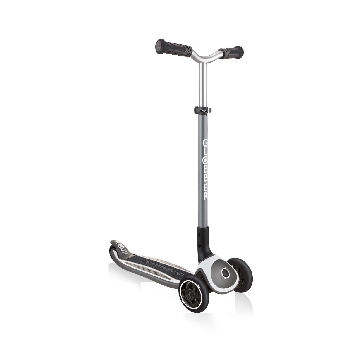Globber Master Foldable 3 Wheel Kids Scooter White/Grey