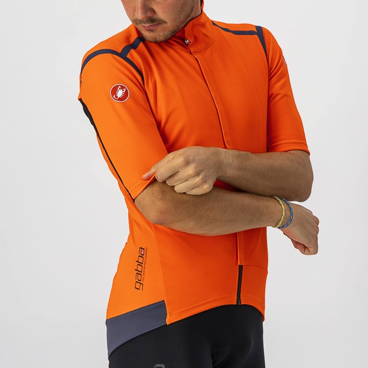 Castelli Gabba Rosso Corsa Jersey Brilliant Orange