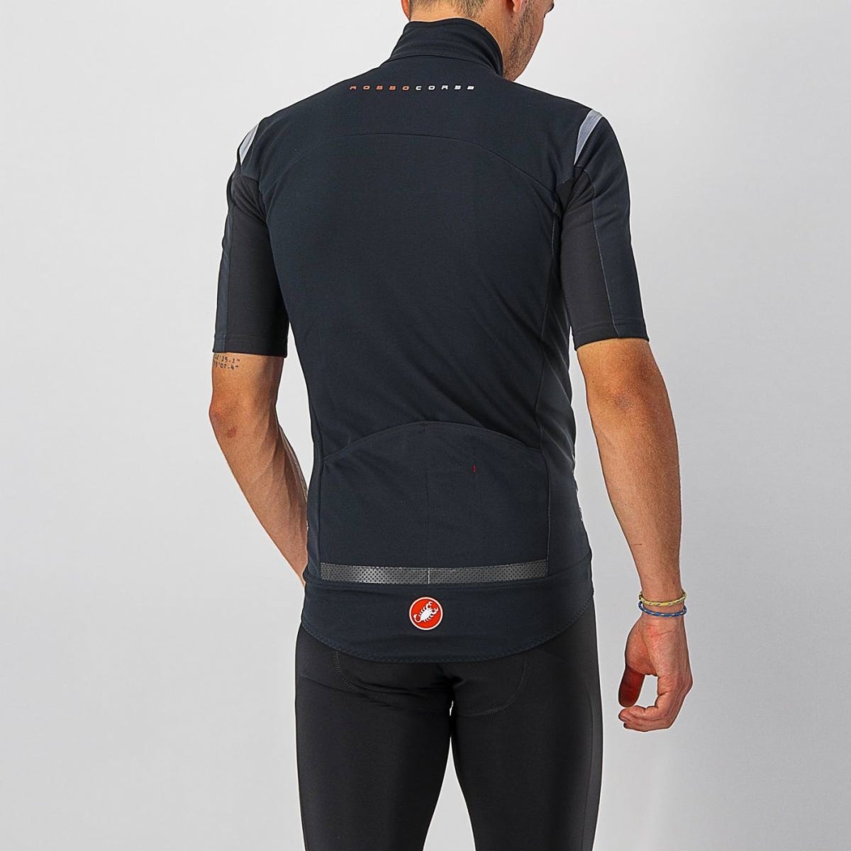 Castelli Gabba Rosso Corsa Jersey Light Black