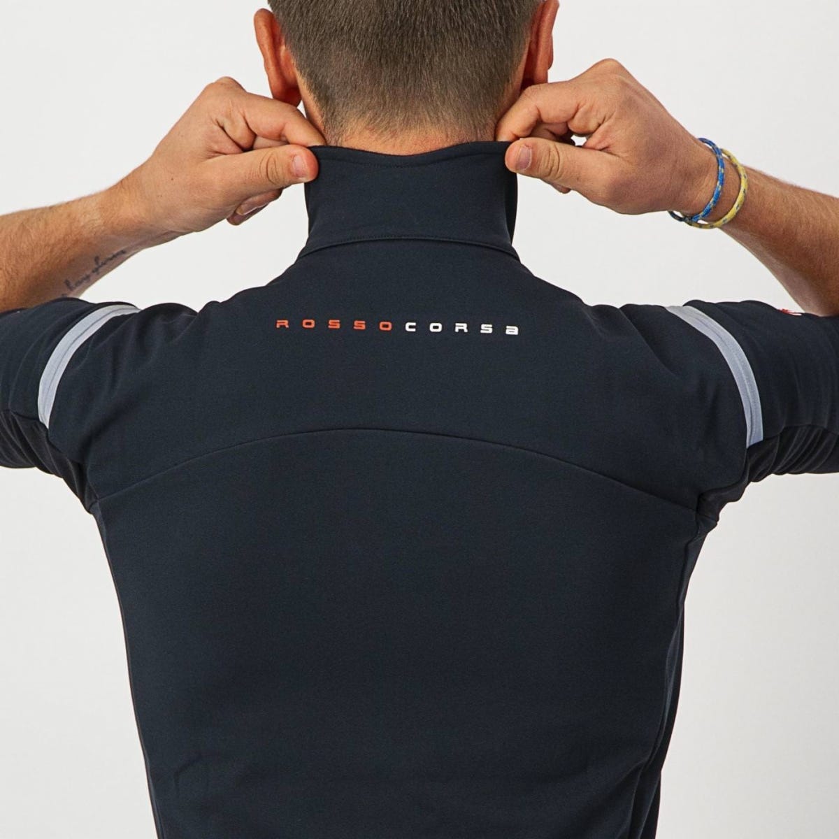 Castelli Gabba Rosso Corsa Jersey Light Black