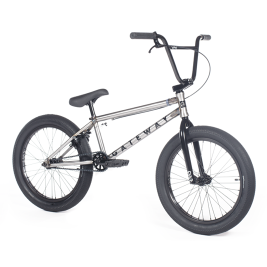 Cult Gateway BMX Bike 20" Raw Black (2020)