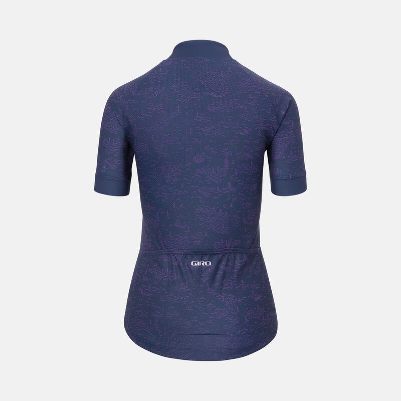 Giro Chrono Sport Women's Jerseys Midnight Blue Scree
