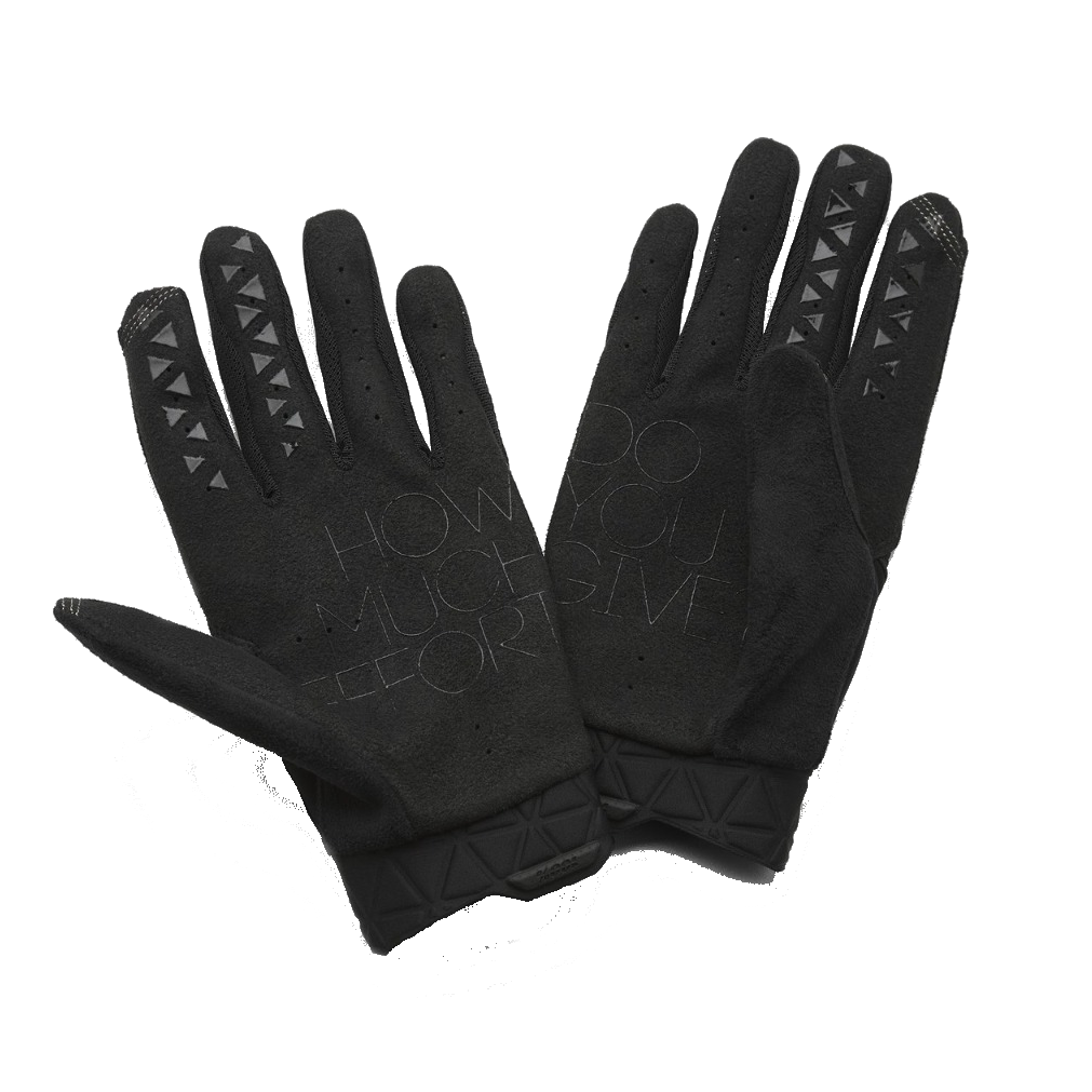 100% Geomatic Full Finger Gloves Black