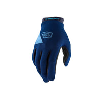 100% Ridecamp Full Finger Gloves Navy