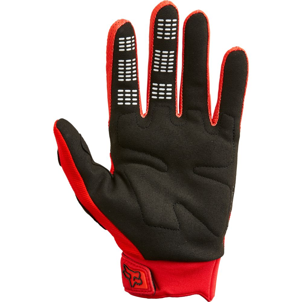 FOX Dirtpaw Full Finger Gloves Fluorescent Red 2023