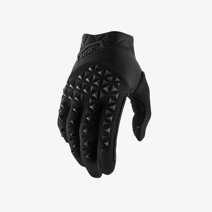 100% Airmatic Full Finger Gloves Black/Charcoal