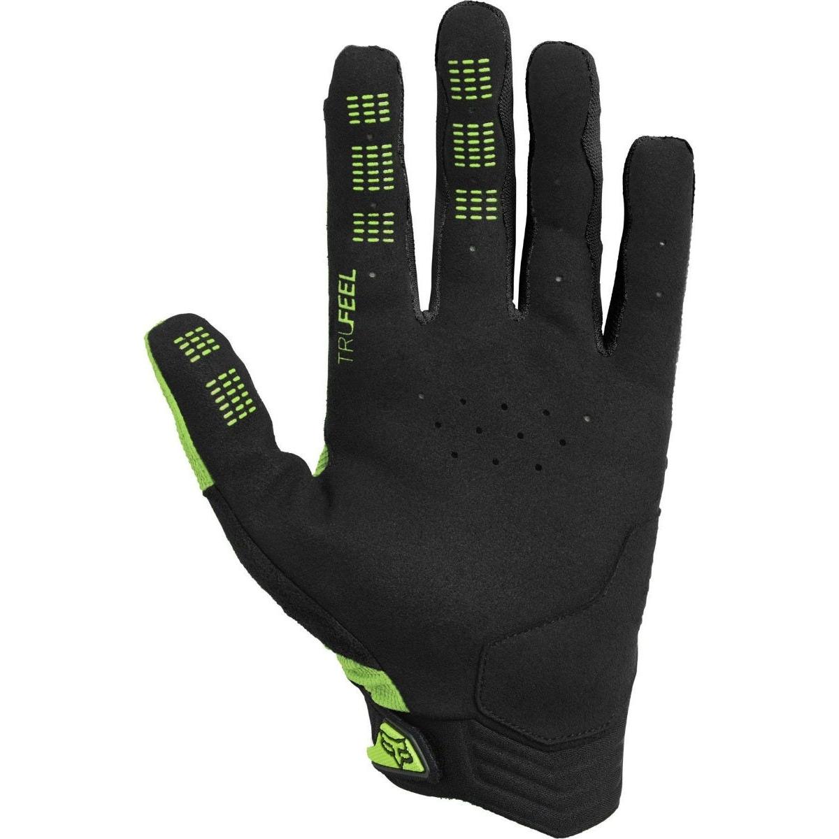 FOX Defend Full Finger Gloves Fluoro Yellow