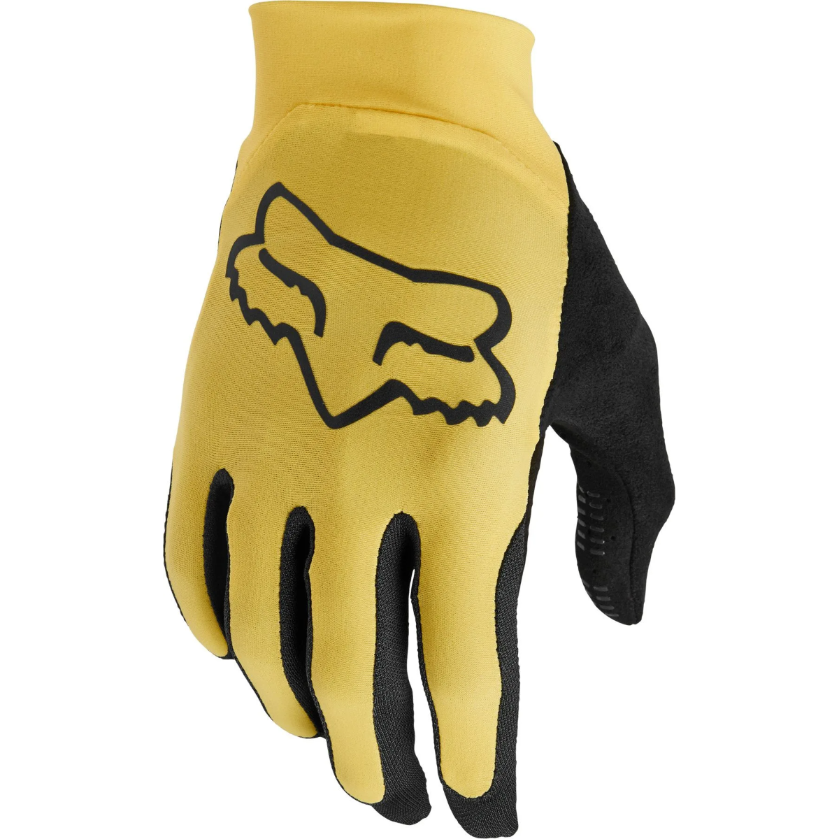 FOX Flexair MTB Full Finger Gloves Yellow