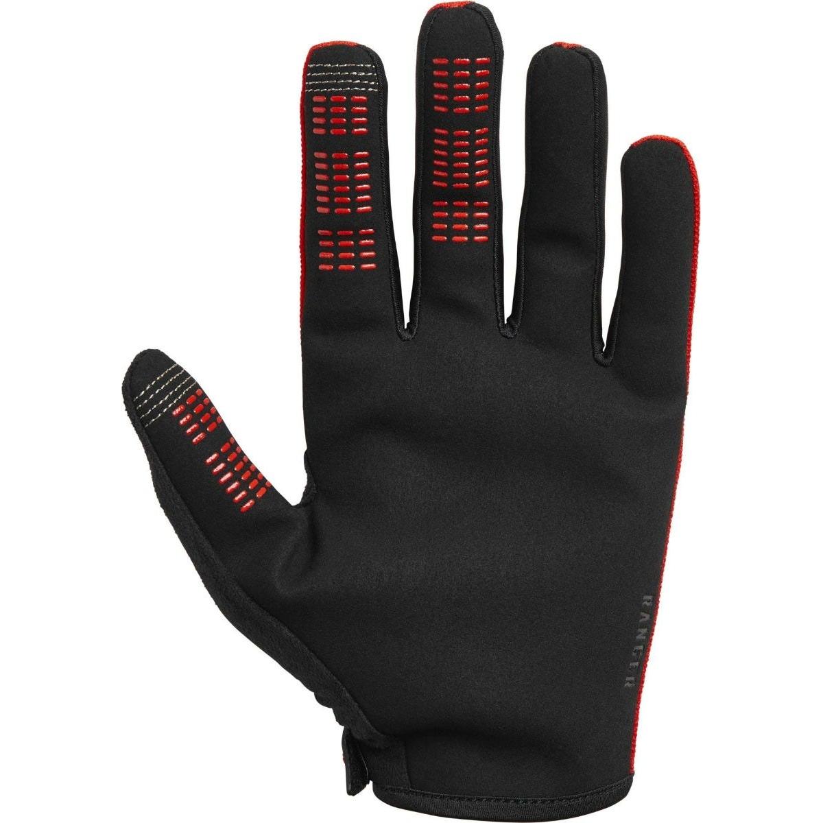 FOX Ranger Youth Full Finger Gloves Red