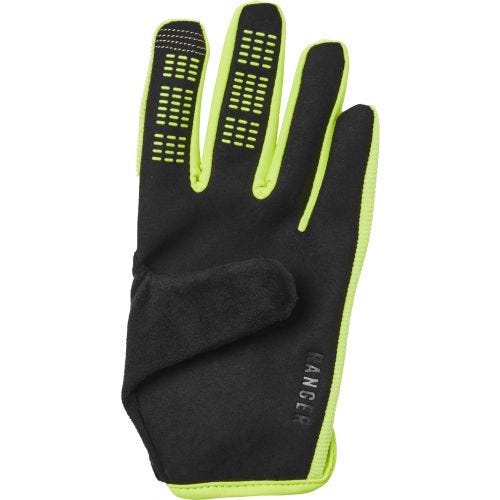 FOX Ranger Full Finger Youth Gloves Fluro Yellow