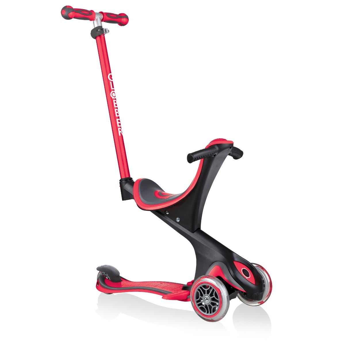Globber Go Up Comfort 3 Wheel Kids Scooter Red